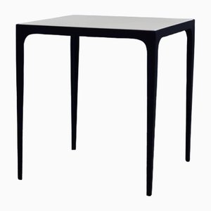 Esquisse Parchment and Wrought Iron Side Table by Atelier Cabanel