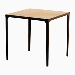 Esquisse Parchment and Wrought Iron Side Tables by Atelier Cabanel, Set of 2