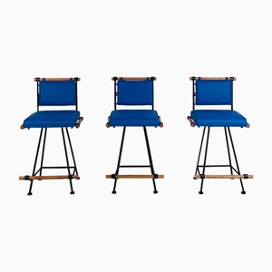 Drehbare Los Feliz Barhocker von Atelier Cabanel, 3 . Set