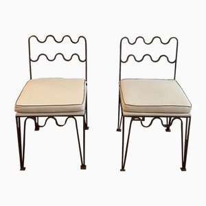 Royere Inspired Bronze Beistellstühle von Atelier Cabanel, 2er Set