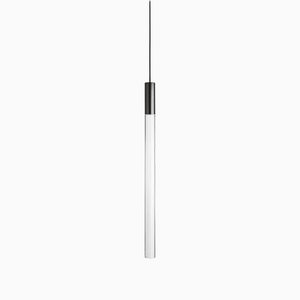 Schwarze Plexi Lampe von Angelo Mangiarotti für Karakter