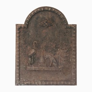 Eisenplakette von Der Fuchs und der Storch