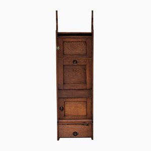Skandinavischer Vintage Wandschrank aus Eiche, 1950er