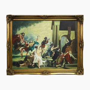 Nobles and Mythology, 1800er, Öl auf Leinwand, Gerahmt