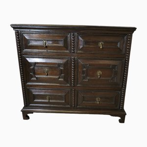 Small Georgian Oak Chest of Drawers