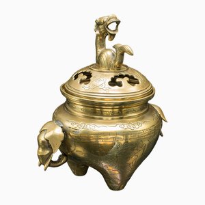 Bruciaincenso antico decorativo, Cina, fine XIX secolo