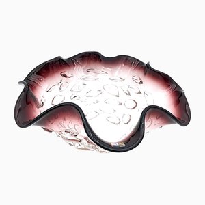 Nubium Centerpiece in Amethyst Murano Glass and Crystal from YourMurano