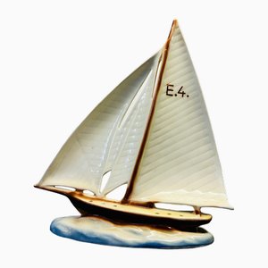 E4 Ceramic Sailing Ship, 1920s-1940s