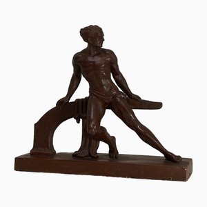 Ugo Cipriani, Escultura Art Déco, años 30, terracota