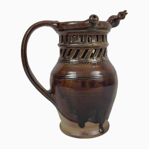Deceptive Stoneware Pitcher by Jean-Claude Seguin, 1990s