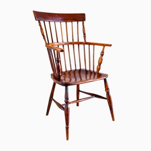 Antique Victorian Armchair in Ash, 1840