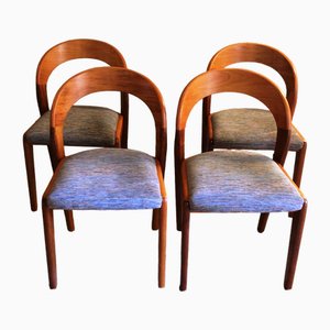Gondola Dining Chairs attributed to Baumann, 1970s, Set of 4