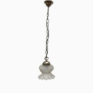 Vintage Ceiling Lamp with Tulip Shaped Lampshade, Spain, 1980s