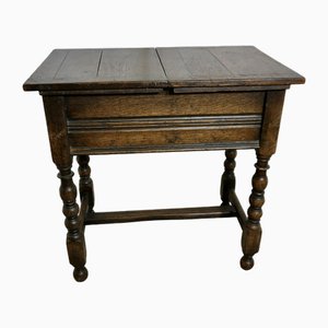 Mesa auxiliar conjunta de roble