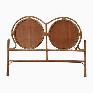 Rattan Headboard, Italy, 1960s