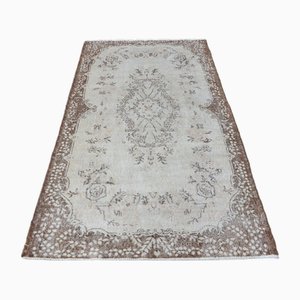 Anatolischer Beige Nautral Teppich, 1960