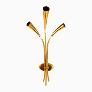 Three Light Wall Lamp by Oscar Torlasco