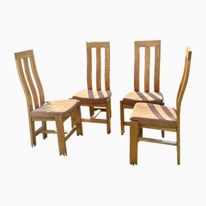 Esszimmerstühle von Maison Regain, 1970er, 4er Set