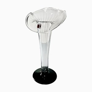 Murano Glass Calla Vase by Carlo Moretti, 1980s