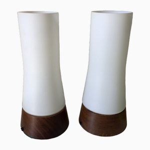 Lampade da tavolo vintage di Louis Kalff, anni '60, set di 2