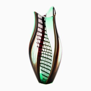 Murano Glass Vase Design by Bottega Veneziana