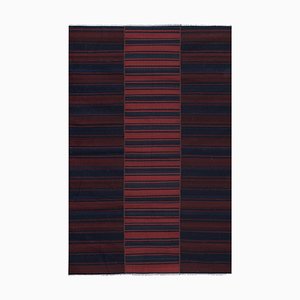 Vintage Turkish Striped Kilim Rug, 1960s