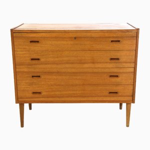 Scandinavian Teak Chest of Drawers, Sweden, 1950s
