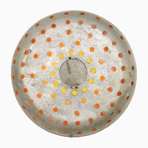 Mid-Century Italian Perforated Metal Wall Lamp