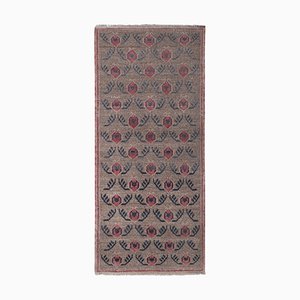 Turkish Anatolian Hand-Knotted Runner Rug