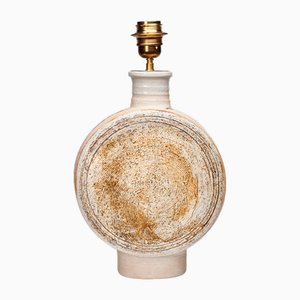 Schwedische Tischlampe aus Steingut, 1970er