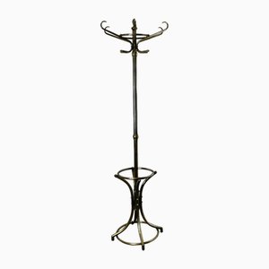 Mid-Century Brushed Steel Hall Stand, 1960s