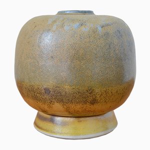 Deutsche Keramik Vase von Ursula Schmidt, 1981