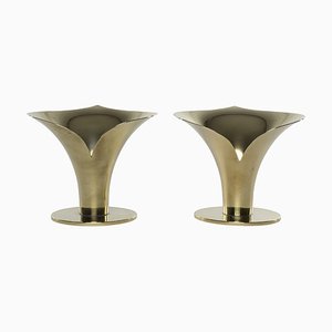 Calla di Carl-Einar Borgström per Ystad Metall, anni '30, set di 2