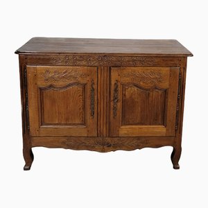 Low Sideboard Carved in Norman Oak