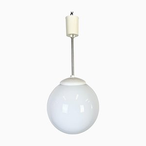 Vintage Chandelier with Milk Glass from Elektrosvit, 1960s