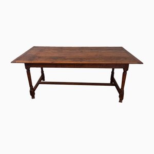 Tan Walnut Farm Table