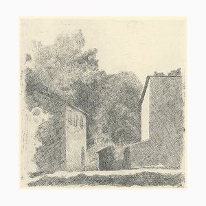 Giorgio Morandi, Landscape of Chiesanuova, 1924-1957, Lithograph