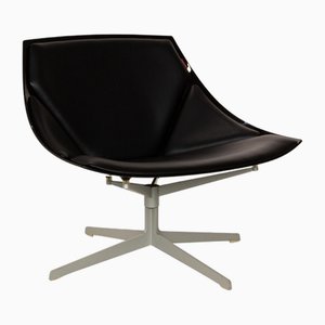 Fauteuil Space en Cuir de Fritz Hansen
