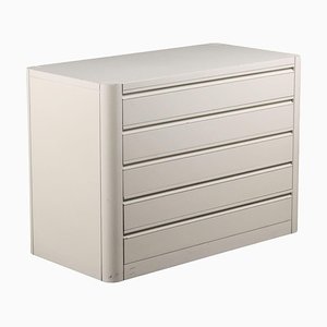 Vintage Chest of Drawers in Lacquered Wood, Italy, 1970s