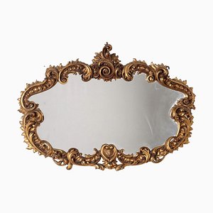 Antique Baroque Style Mirror, Italy, 20th Century
