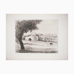 Marc Chagall, Rachel's Grave, Original Engraving