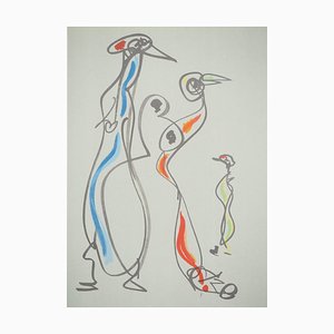 Max Ernst, Surrealist Birds, Original Lithograph Poster