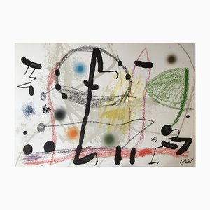 Joan Miro, Maravillas Con Acrosticas 13, 1975, Original Lithograph
