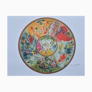 Marc Chagall, Ceiling of the Garnier Opera, Lithograph