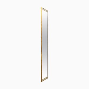 Vintage Swedish Mirror in Brass from Fröseke Ab Nybrofabriken, 1960s