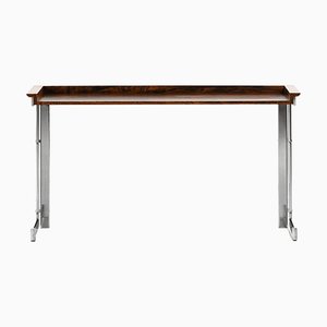 Vintage Side Table in Rosewood and Chromed Steel by Jan Lunde Knudsen, 1960s