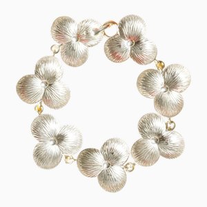 Pulsera moderna de plata de Elis Kauppi, años 70