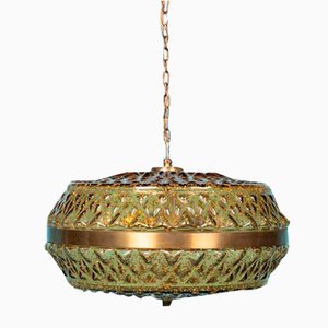 Swedish Glass Pendant by Carl Fagerlund, 1970s