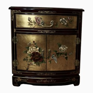 Meuble d'Appoint à 2 Portes Chinoiserie, 1960s