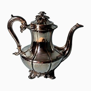 English Georgian Style Silver-Plated Teapot, 1870